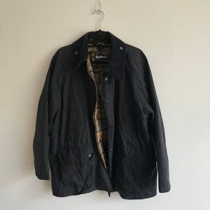 Navy Bedele Barbour Jacket, 44